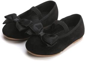 img 1 attached to 🩰 Bear Mall Ballerina Little Toddler Girls' Flat Shoes