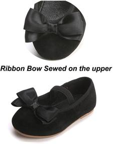 img 2 attached to 🩰 Bear Mall Ballerina Little Toddler Girls' Flat Shoes