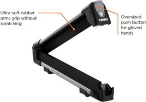 img 1 attached to 🏂 Thule SnowPack Large Ski/Snowboard Rack: Safely Carry 6 pairs of Skis or 4 Snowboards in Silver