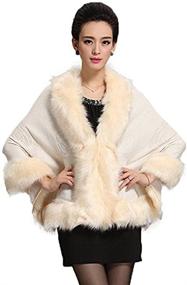 img 1 attached to 🧣 Roniky Women Luxury Bridal Sweater: Enhancing Women's Style with Scarves & Wraps