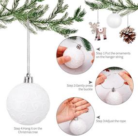 img 2 attached to 🎄 Fovths 400-Piece Silver Ornament Hangers: 7.87" Pre-cut String Hangers for Christmas Tree Decor, Hang Tags, Clothing & Bookmarks