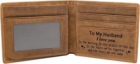 img 4 attached to 👩 Triple Wallet Set: Mom Son Wallets for Practical Organization