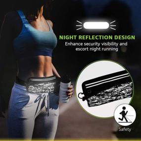 img 2 attached to Skywoo Reflective Compatible Waistband Workouts