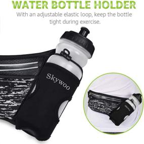 img 3 attached to Skywoo Reflective Compatible Waistband Workouts