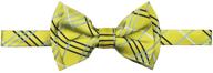 👔 retreez tartan styles microfiber pre tied bow ties for boys: perfect accessory for a classy look! logo