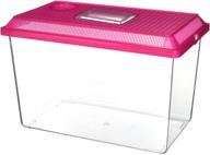 📦 large rectangle kritter keeper with lid by lee - colors may vary logo