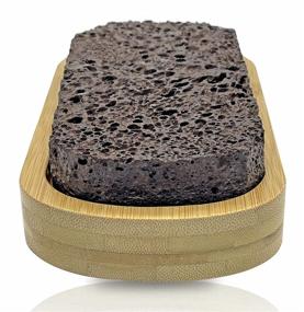 img 1 attached to 👣 Pumice Stone Foot Scrubber: Exfoliate, Massage, and Clean Feet - For Shower Floor - Suctions to Shower & Bath - Dead Skin & Callus Removal - Men and Women