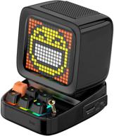 🔊uлyучши свой звуковой опыт с помощью bluetooth-колонки divoom ditoo retro pixel art game: 16x16 led-экран, управляемый приложением, черного цвета. логотип