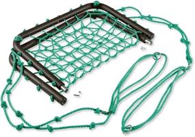 img 2 attached to 🌳 Deluxe Hanging Tree Swing for Yard or Playground – Durable Nylon Rope Mat, Padded Steel Frame – Perfect for Multiple Kids, 40 L x 30 W