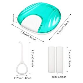 img 3 attached to 📦 Complete Retainer Box Set: Retainer Case with Aligner Removal Tool, Invisible Chewer and Mouth Guard Storage - Oral Care and Denture Solution (Blue)