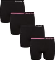🩳 reebok active seamless cartwheel shorts: stylish girls' clothing for active lifestyles logo