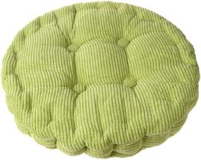 img 1 attached to 💚 Enhance Comfort and Style with Saim Round Pillow Chair Pad - Green, 45cm: Perfect for Indoor and Outdoor Use!