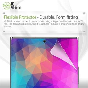 img 3 attached to 📱 Защитная пленка IQ Shield Anti-Bubble Clear для Samsung Galaxy Note 20 Ultra (6,9 дюйма) - 2 штуки, дружелюбная к корпусу защитная пленка для экрана