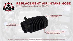 img 1 attached to 🔧 AA Ignition Air Intake Hose - Honda Accord V6 2003-2007 & Acura TL 2004-2006 - 17228-RCA-A00 Replacement