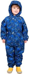 img 4 attached to 🌧️ JAN & JUL Cozy-Dry Waterproof Fleece-Lined Rain Suit: Ultimate Protection for Baby and Toddler