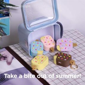 img 3 attached to 🍦 Стильный чехол для наушников elago Ice Cream AirPods Pro: брелок, разработанный для чехла для Apple AirPods PRO (черничный)