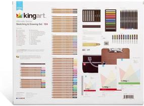 img 2 attached to 🎨 Unleash Your Creativity: KINGART Ultimate 124-Piece Sketching & Drawing Set