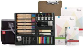 img 1 attached to 🎨 Unleash Your Creativity: KINGART Ultimate 124-Piece Sketching & Drawing Set