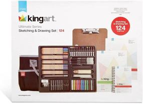 img 4 attached to 🎨 Unleash Your Creativity: KINGART Ultimate 124-Piece Sketching & Drawing Set