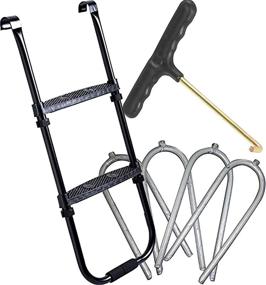 img 2 attached to 🛠️ Vicsun Trampoline Spring Pull Tool Kit - Easy Pull T-Hook with 2 Pack of Trampoline Parts