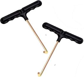 img 4 attached to 🛠️ Vicsun Trampoline Spring Pull Tool Kit - Easy Pull T-Hook with 2 Pack of Trampoline Parts