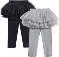 lx7 footless culotte leggings for toddler girls: a stylish addition to their wardrobe logo