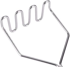 img 2 attached to 🥔 GOCTOS Stainless Steel Potato Masher - Perfect for Mashed Potatoes, Guacamole, Egg Salad, Banana Bread - Effortless to Clean & Use