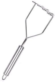 img 3 attached to 🥔 GOCTOS Stainless Steel Potato Masher - Perfect for Mashed Potatoes, Guacamole, Egg Salad, Banana Bread - Effortless to Clean & Use