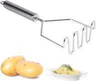 🥔 goctos stainless steel potato masher - perfect for mashed potatoes, guacamole, egg salad, banana bread - effortless to clean & use logo