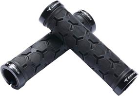 img 4 attached to Enhanced Performance with Corki Mountain Bike 🚵 Grips: Lock On, Anti-Slip & Shock Absorbing Handlebar Grips