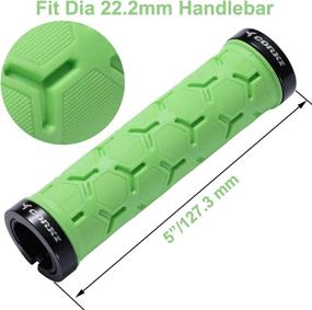 img 2 attached to Enhanced Performance with Corki Mountain Bike 🚵 Grips: Lock On, Anti-Slip & Shock Absorbing Handlebar Grips