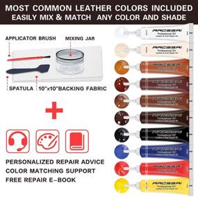 img 3 attached to 🪑 Premium Vinyl and Leather Repair Kit for Couches - P Leather Repair Paint Gel for Sofa, Jacket, Furniture, Car Seats, Purse. Ideal Color Matching for Genuine, Bonded, PU, and Faux Leather