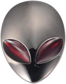 img 1 attached to Gunmetal Aliens Motorcycle Emblem Sticker