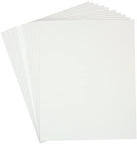 img 1 attached to 🖼️ Golden State Art - Pack of 10 White 8x10 Picture Mats with White Core Bevel Cut for 5x7 Photos - Including Backing and Bags