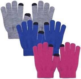 img 4 attached to EvridWear Touchscreen Fingers: Must-Have Cold Weather Boys' Accessories for Children