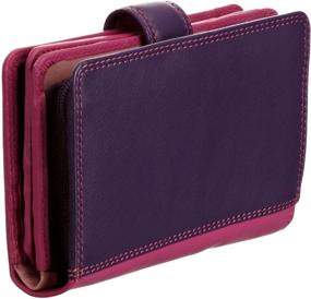img 2 attached to 👜 Crimson Leather Women's Handbags & Wallets by Visconti RB51: Stylish Storage for Your Essentials