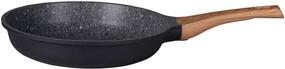 img 1 attached to Premium Non-Stick Cookware Set: 10-Piece Marble Finish in Stylish Black by Kochstelle