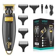 vgr hair clippers for men - professional barber clippers - haircutting kit - cordless & usb charging - model v-192 (black/gold) logo