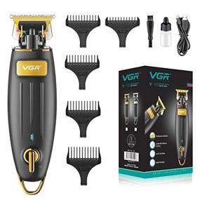 img 2 attached to VGR Hair Clippers for Men - Professional Barber Clippers - Haircutting Kit - Cordless & USB Charging - Model V-192 (Black/Gold)