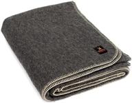 🔲 thick alpaca wool blanket - heavyweight, perfect for camping outdoors or indoor use - soft peruvian alpaca wool blankets in twin, queen, and king sizes to accommodate all your needs (dark gray, queen) logo