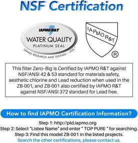 img 2 attached to 💧 ICEPURE 5-Stage ZeroWater Pitcher Water Filter Replacement - NSF53&42 Certified - Compatible with ZR-001, ZR-003, ZR-017, ZP-007RP, ZD-013W, ZS-011RP, ZD-012RP, and All ZeroWater Pitchers and Dispensers [3 Pack]