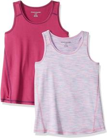 img 2 attached to Active Girls' Clothing 2-Pack: Amazon Essentials Little Heather Collection