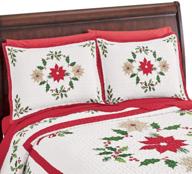 christmas evergreen garland pillow sham by 🎄 collections etc: festive holiday decor for your home logo