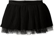 capezio little girls pleated black logo