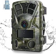 heegomn trail camera 16mp 1080p game cameras for hunting with 32gb sd card 📷 - capture wildlife in waterproof hd with wide-angle motion night vision and super fast trigger time! logo