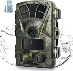 img 4 attached to Heegomn Trail Camera 16MP 1080P Game Cameras for Hunting with 32GB SD Card 📷 - Capture Wildlife in Waterproof HD with Wide-Angle Motion Night Vision and Super Fast Trigger Time!