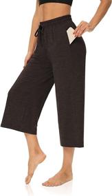 img 3 attached to DIBAOLONG Womens Drawstring Sweatpants Pockets Sports & Fitness