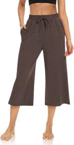 img 2 attached to DIBAOLONG Womens Drawstring Sweatpants Pockets Sports & Fitness