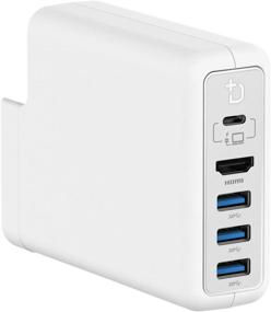img 4 attached to Зарядное устройство-концентратор с несколькими портами для MacBook Delivery