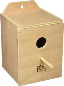 img 2 attached to 🐦 Wooden Inside Mount Nest Box for Lovebirds - Prevue Pet Products BPV1102